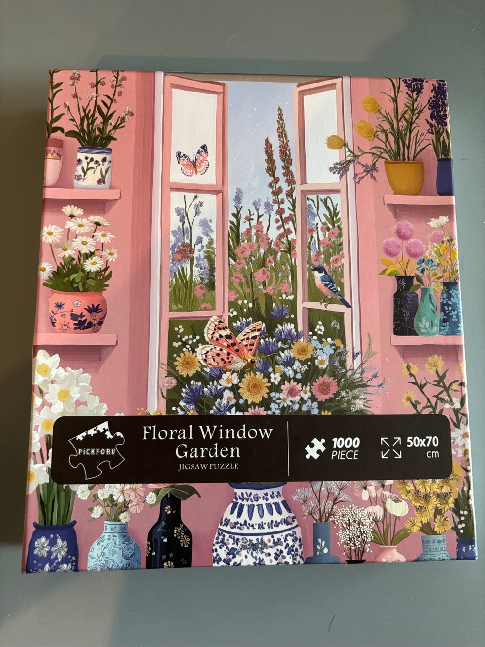 Floral Window Garden 1000 piece jigsaw puzzle
